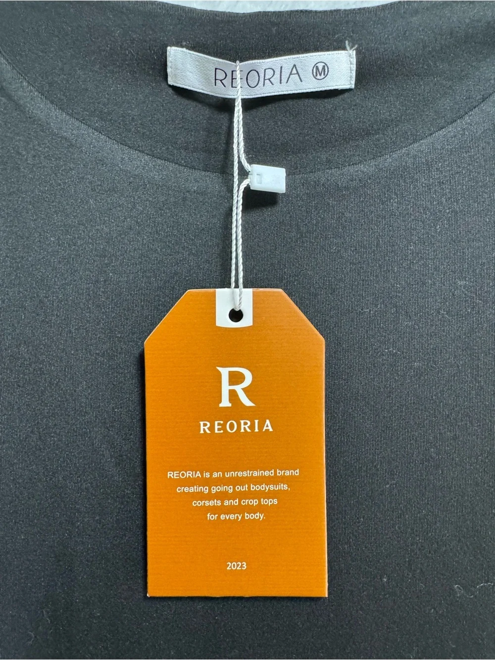 ReoRia Black High-Neck Kids One-Piece Bodysuit